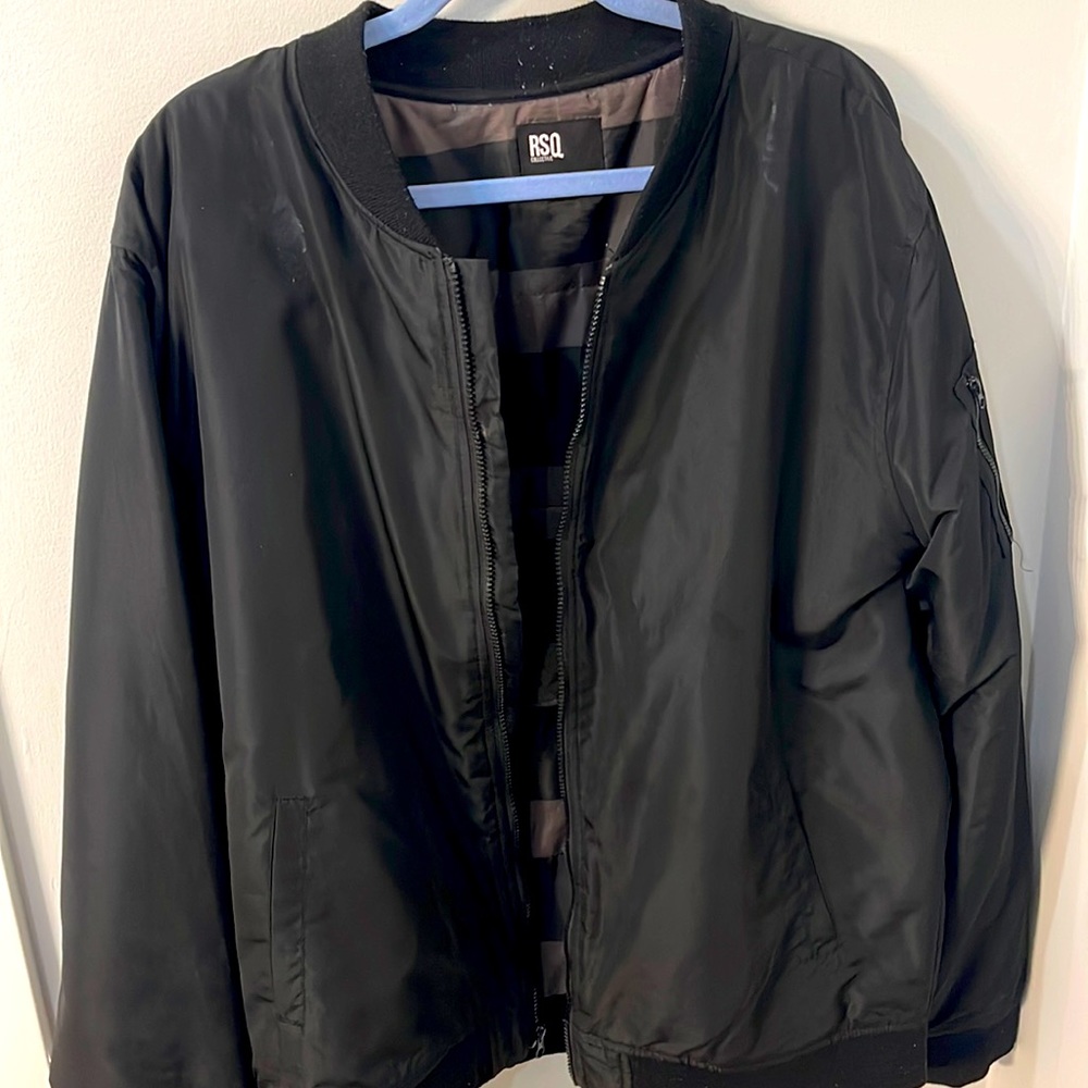 Black Bomber Jacket